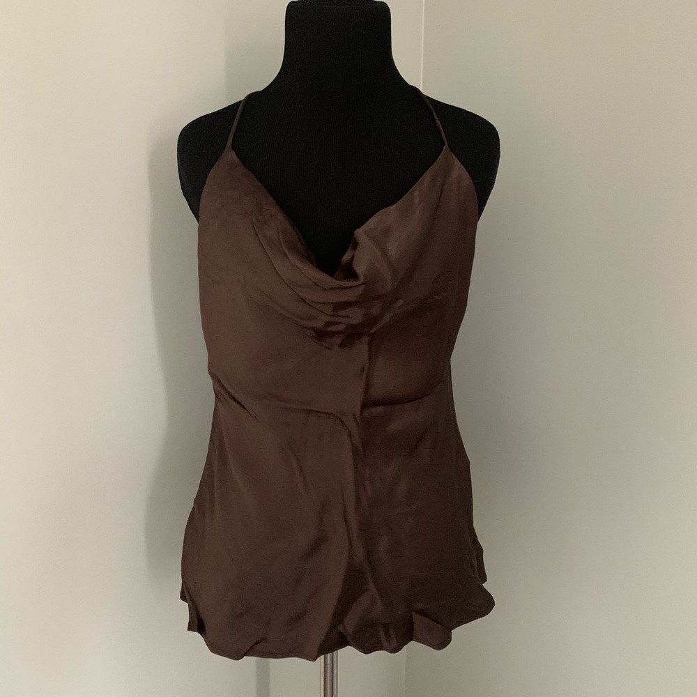 NWT Zara Cowl Neck Tank